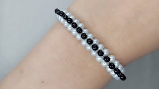 Diy Bracelet Making | Beads Jewellery making  #jewelrycrystals #bracelet #bracelets #jewelry #brace