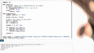 Simplifier in Action - Software Debugging
