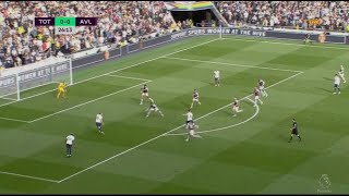 Hojbjerg goal for Spurs vs Aston Villa