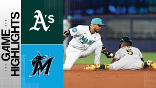 A's vs. Marlins Game Highlights (6/2/23) | MLB Highlights