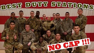 THE 5 BEST ARMY DUTY STATIONS !! [ IN DETAIL ]