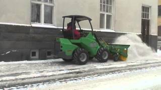 Avant Rotary Broom for Snow Removal