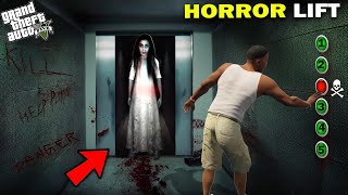 GTA 5 : Franklin Plays The Horror Lift Challenge At Night ! (GTA 5 Mods)