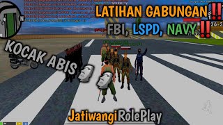 LATIHAN GABUNGAN SIMULASI‼️FBI, LSPD, NAVY⚓‼️KOCAK BET🗿🗿🗿