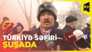 Cahit Bağcı Şuşaya gəldi - Güclü diaspora qurulmalıdır