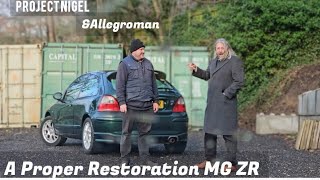 A Proper Restoration MG ZR, With Allegroman