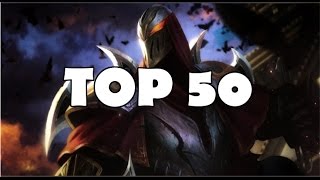 Top 50 Zed Plays in League of Legends history