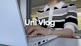 (eng) uni life in Germany | ordinary days living alone, in person classes, studying and cooking