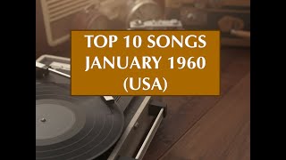 Top 10 US Songs JANUARY 1960; Marty Robbins, Freddie Cannon, Guy Mitchell, Jimmy Jones, Marv Johnson