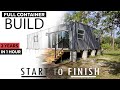 FULL Container Home Build - Start to Finish Timelapse Construction