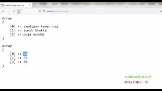 Array class 16 Array_combain function with php programming | web development in bangla