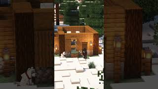 Minecraft Cozy Winter House 🏠 #minecraft