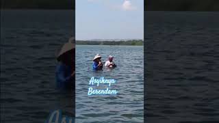 Mancing Berendam Di Laut,Asyiek.!! #gheaindrawari #mancing #viral #shorts #art #mancingbali #laut