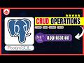 DotNet Core PostgreSQL [C# PostgreSQL Entity Framework Core]