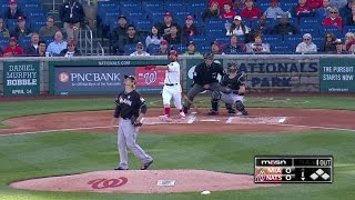 MIA@WSH: Eaton hits first home run with the Nationals