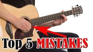 5 Mistakes Beginners Make When Learning Guitar Online