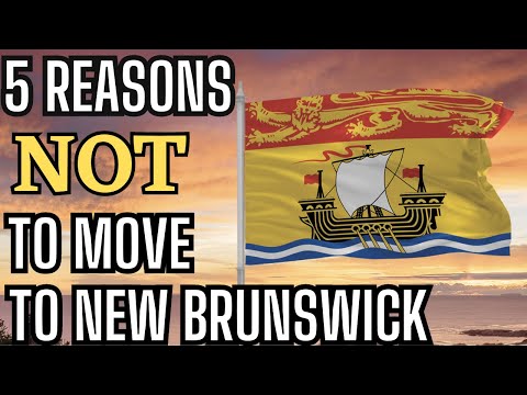 What physical region is New Brunswick?