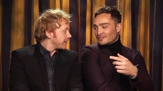 Ed Westwick and Rupert Grint promoting Snatch on Extra [HD]