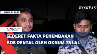 Sederet Fakta Penembakan Bos Rental Oleh Oknum TNI AL