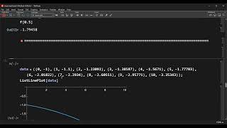 Improved Euler's Method Using Mathematica