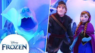 Elsa Creates Marshmallow to Defend Her Ice Palace | Frozen