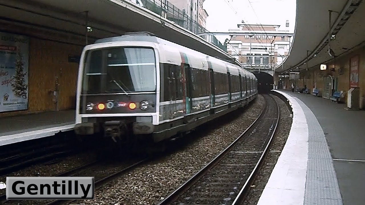 RER B | Paris : Gentilly ( RATP MI79 - MI84 ) - YouTube