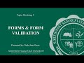 Bootstrap 5 - Forms & Form Validation