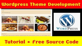 Wordpress 5.5 theme From Scratch Tutorial with Source Code