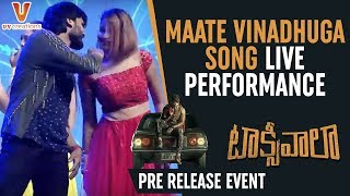 Maate Vinadhuga Song LIVE Performance | Taxiwaala Pre Release | Allu Arjun | Vijay Deverakonda