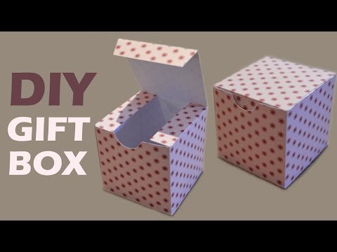 How To Make A Paper Origami Gift Box How To Cover A Box
