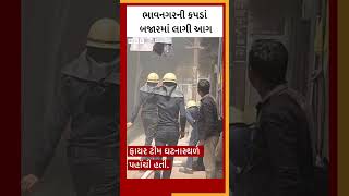 Bhavnagar Fire Video: ભાવનગરની કપડાં બજારમાં લાગી આગ #gujaratfire #firevideo