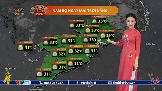 Dự báo thời tiết Tây Nam Bộ ngày mai 01/02/2025 | VTVWDB