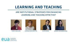 EUALearnTeach series #2: Are institutional strategies to enhance learning and teaching effective?