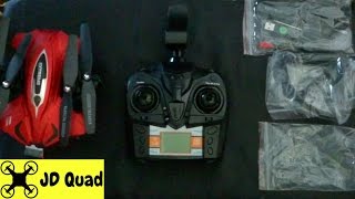 TK 110 FPV Folding Quadcopter Drone Unboxing