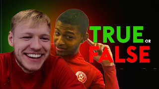 Chunkz is BETTER at free-kicks than Rhian Brewster? 💫 | Brewster & Ramsdale | TRUE OR FALSE