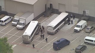 RAW: Chopper 11 Over ICE Detaining People In Allen