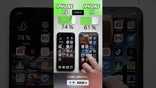 iPhone 12 vs iPhone 11 Battery Drain Test – You Won’t Believe the Winner!#shorts#viralvideo