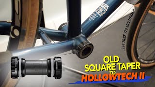 Replacing Square Taper Bottom Bracket To Hollowtech II