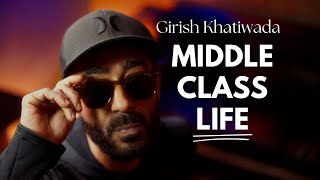 Girish Khatiwada - Middle Class Life | LYRICS VIDEO | Nepali Rap Song