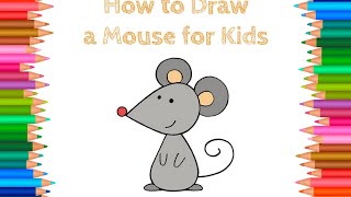 🤩🤩ʜᴏᴡ ᴛᴏ ᴅʀᴀᴡ ᴀ ᴍᴏᴜsᴇ 🐭🐭#kidsdrawing #kids #kidsfun #youtubevideo #videoforkids #drawing