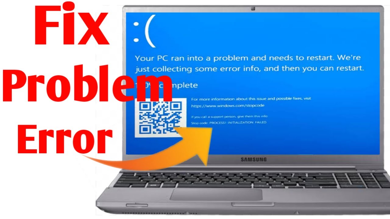 Problem Solved Fix Process1 Initialization Failed In Windows 7