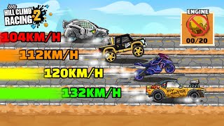 💥NO ENGINE FASTEST VEHICLE IN HCR2 🤔?? | Hill climb racing 2