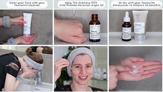 How to use The Ordinary 100% Organic Cold Pressed Moroccan Argan Oil