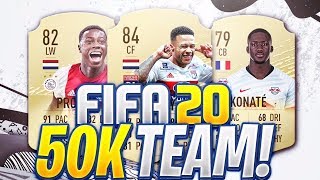 BEST OVERPOWERED 50K SQUAD BUILDER! - FIFA 20 Ultimate Team