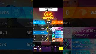 32 Booyah in Cs Rank Match Garena Free Fire #freefire #viral #youtubeshorts