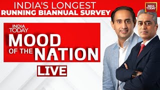 Rajdeep Sardesai LIVE | Mood Of The Nation LIVE | India Today's National Survey LIVE |Lok Sabha 2024