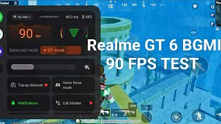 Realme GT 6 BGMI 90 FPS TEST Snapdragon 8s Gen 3 Latest Update