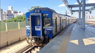 3187次后里發車經由山線開往潮州的EMU566+EMU556區間車