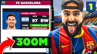 I SIGNED MESSI BACK TO BARCA!! $120,000,000 FIFA 22 Career Mode Barcelona #01