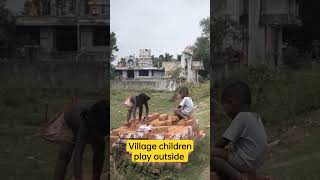 Village children are playing outside | shorts | blacklightning 400 | virudhachalam